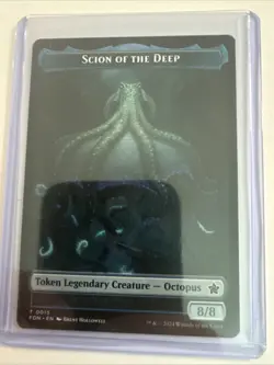 MTG TCG Foundations Scion of the Deep Koma's Coil Doubled-Sided Token 13 11 - Image 3