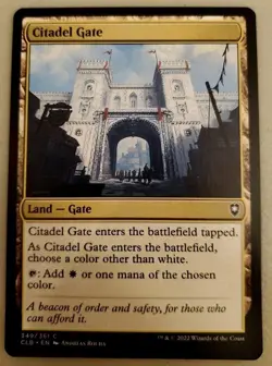 1x Citadel Gate CLB Battle for Baldur's Gate MTG Magic the Gathering NM - Image 1