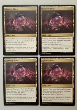[4x] Gateway Plaza War of the Spark MTG Magic The Gathering NM - Image 1