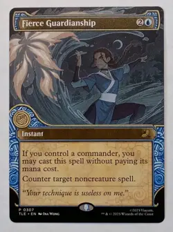 MTG - Fierce Guardianship - TLE 0307 - Showcase Promo - Free Counter Commander - Image 1