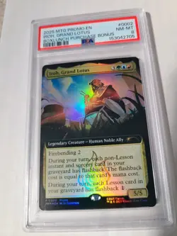 MTG Avatar FOIL Iroh Grand Lotus PSA 8 NM-MT 2025 Box Lunch Promo #0002 - Image 1