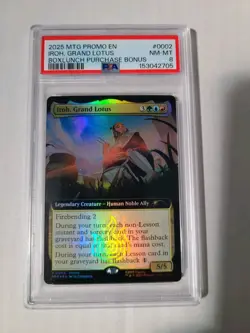 MTG Avatar FOIL Iroh Grand Lotus PSA 8 NM-MT 2025 Box Lunch Promo #0002 - Image 3
