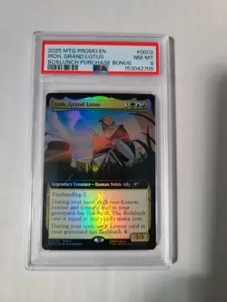 MTG Avatar FOIL Iroh Grand Lotus PSA 8 NM-MT 2025 Box Lunch Promo #0002 - Image 4