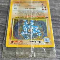Pokemon Machamp Base Set Holo Rare 8/102 Stage 2 100 HP Unlimited English - Image 2