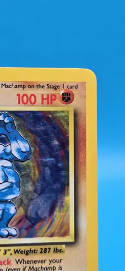 Pokemon Machamp 8/102 Base Set Unlimited Holo Rare 100 HP - Image 3