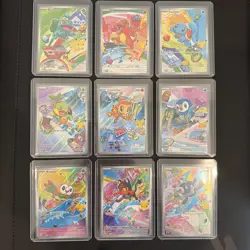 Pokemon First Partner Illustration Series 1 Promo 30th Anniversary Complete SET - Image 1