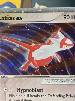 Pokemon TCG Latias ex 93/97 Dragon Ultra Rare Holo Vintage 2003 SWIRL - Image 2