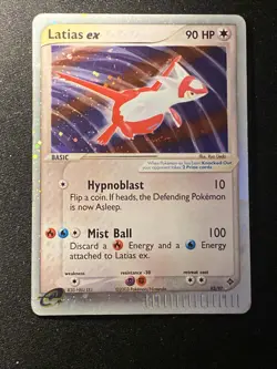 Pokemon TCG Latias ex 93/97 Dragon Ultra Rare Holo Vintage 2003 SWIRL - Image 5