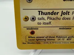 1999 Pokemon Unlimited Pikachu E3 Stamped Yellow Cheeks #58 NM/LP - Image 5