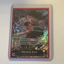 Roronoa Zoro Parallel OP12-020 L Legacy of the Master ONE PIECE Card ENGLISH - Image 1