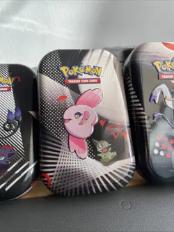 Pokemon TCG 28 X Scarlet & Violet EMPTY Tins - Image 4