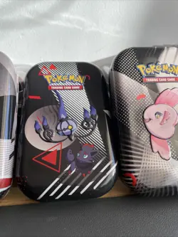 Pokemon TCG 28 X Scarlet & Violet EMPTY Tins - Image 5