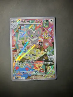 Cinccino 183/162 SV05: Temporal Forces Illustration Rare Near Mint Pokemon TCG - Image 1