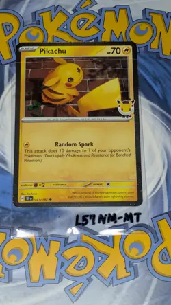 Pikachu 051/162 Pokemon Day 2026 Cosmos Holo With Coin 30th Anniversary - Image 2