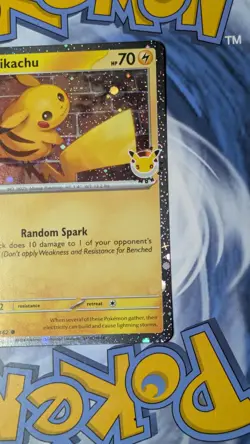 Pikachu 051/162 Pokemon Day 2026 Cosmos Holo With Coin 30th Anniversary - Image 4