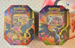 Mega Charizard ex X & Y Tin – Ascended Heroes – Factory Sealed Pokemon TCG - Image 1