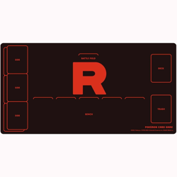 Pokemon Center Team Rocket R Playmat Official TCG Battle Field Mat NEW - Image 1