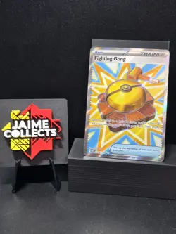 Pokemon Fighting Gong 168/132 Ultra Rare Full Art Mega Evolution Near Mint - Image 1