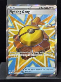 Pokemon Fighting Gong 168/132 Ultra Rare Full Art Mega Evolution Near Mint - Image 2