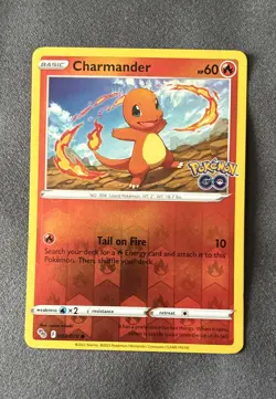 Charmander 008/078 Pokemon GO Reverse Holo - Image 1