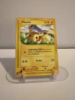 2002 Pokemon Expedition Pikachu 124/165 E-Reader WOTC - Image 1