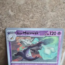 Pokemon Alolan Marowak 057/159 Sv09: Journey Together Reverse Holo Uncommon - Image 2