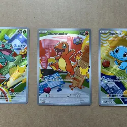 Pokemon First Partner Illustration Collection Kanto Gen 1 Starter - PACK FRESH✅ - Image 3