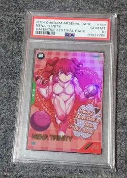 Neena Trinity Promo Arsenal Base Valentine Trading Card PSA 10 One Owner - Image 1