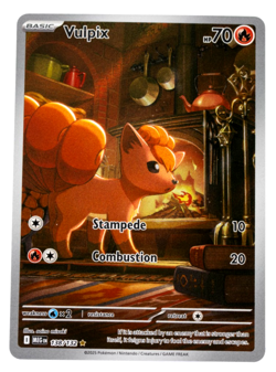Vulpix Pokemon Paradox Rift 138/132 Illustration Rare NM - Image 2