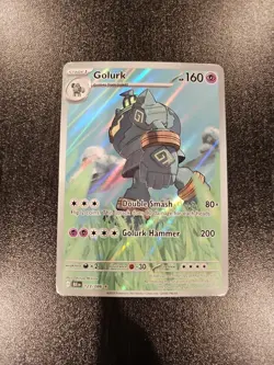 Pokemon TCG Golurk Illustration Rare Black Bolt 123/086 NM/M Condition - Image 1