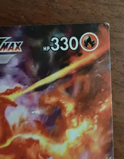 Square Corner Miscut Error Pokemon Charizard VMAX Black Star Promo SWSH261 - UPC - Image 2