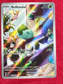 Pokemon TCG Bulbasaur 143/142 Stellar Crown Illustration 2024 Edition - Image 2