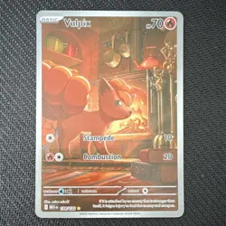 Pokemon Vulpix 138/132 Me01 Illustration Rare Holo Basic 70HP English 2025 - Image 1