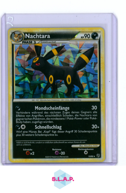 NACHTARA UMBREON POKEMON/NINTENDO CRACKED ICE FOIL 2010 UNDAUNTED 10/90 DE - Image 1