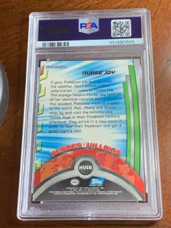 2000 Topps Pokemon TV #HV16 Nurse Joy Foil Animation Series 3 PSA 8 NM-MT - Image 2