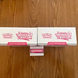 LOT OF 2 - Pokemon TCG White Flare Elite Trainer Box Plus Booster Box - Image 2