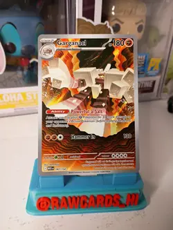 Pokemon TCG Garganacl 202/182 Sv04: Paradox Rift Holo Illustration Rare NM/M - Image 1