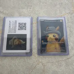 2023 Pokemon Van Gogh Museum Pikachu with Grey Felt Hat SVP Black Star Promo 085 - Image 1
