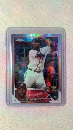2023 Topps Chrome - Michael Harris II #79 Prism Refractor (RC) - Image 1
