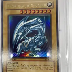 Yu-Gi-Oh! Blue-Eyes White Dragon PSA Mint 9 Spanish BIK-S001 1st Edi Ultra Rare - Image 3