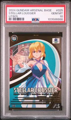 Gundam Arsenal Base Stella Louche PSA10 Trading Card Anime Mecha Collection - Image 1