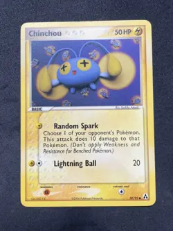 Chinchou 50/92 EX Legend Maker Pokemon Card NM - Image 1