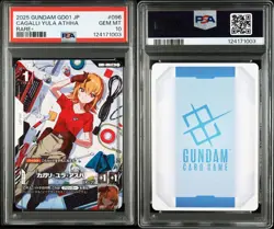 Gundam Card Game Kagari Yura Asuha Parallel PSA10 Gem Mint 10 Card Collectors - Image 3