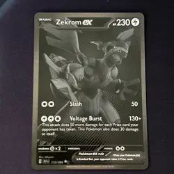 Pokemon TCG Black Bolt Zekrom EX BWR Card 174/086 Near Mint Condition - Image 1