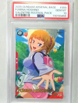 Arsenal Base Hoshino Fumina PSA10 Trading Card Gundam ARS BGS Grade PSA 10 - Image 1