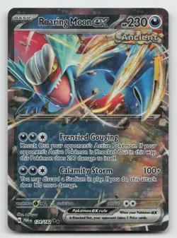 Roaring Moon ex - 124/182 - Pokemon Paradox Rift Ultra Rare Card NM - Image 1
