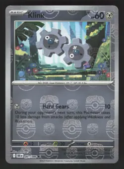 Klink 061/086 Master Ball Pokemon TCG SV: Black Bolt NM - Image 1