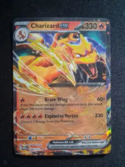 Charizard ex Holo 006/165 NM SV: Scarlet & Violet 151 Pokemon - Image 1