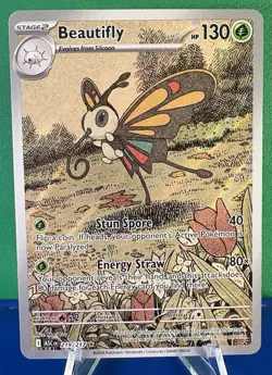Pokemon TCG Beautifly 219/217 Ascended Heroes Illustration Rare - Near Mint - Image 1