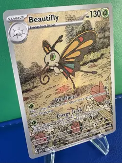 Pokemon TCG Beautifly 219/217 Ascended Heroes Illustration Rare - Near Mint - Image 2